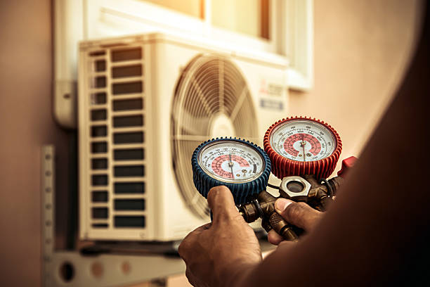 Professional Ac Installation technician working in Woodgate, NY